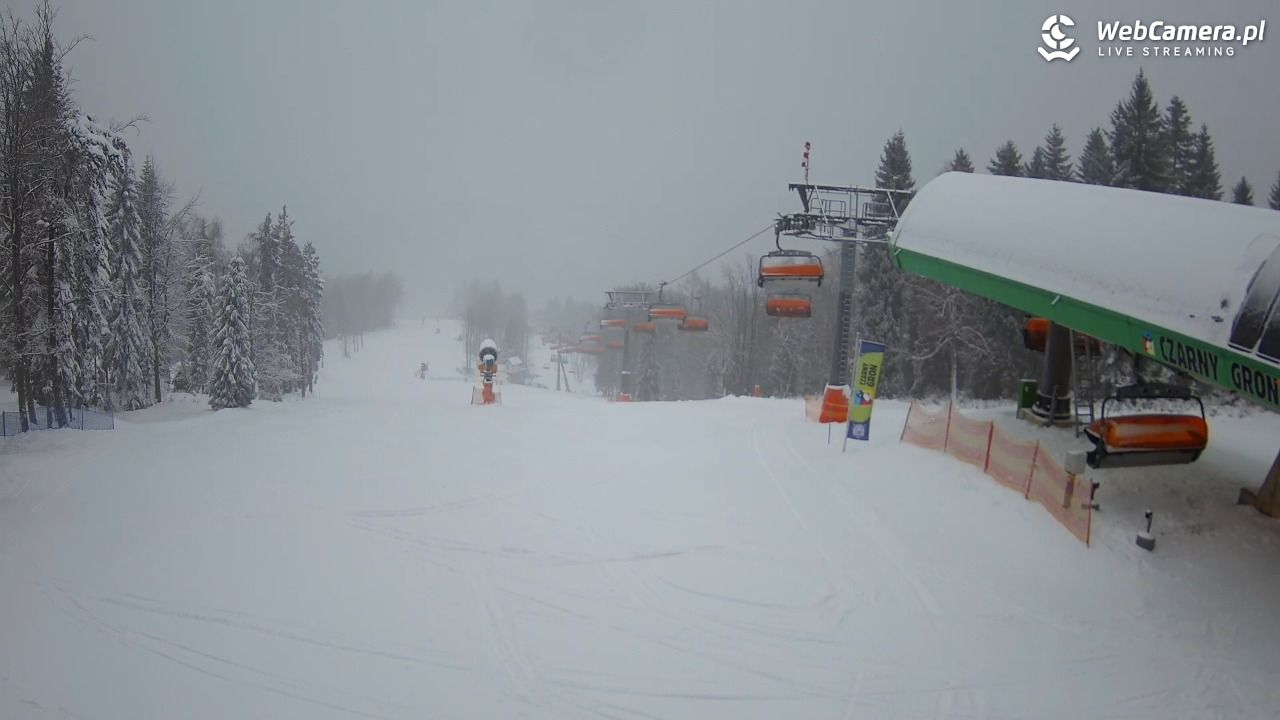 CZARNY GROŃ - Rzyki górna stacja - 13 styczeń 2026, 08:22
