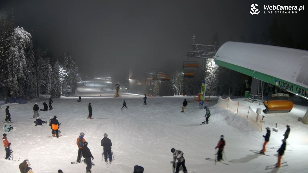 CZARNY GROŃ - Rzyki górna stacja - 13 styczeń 2026, 19:58