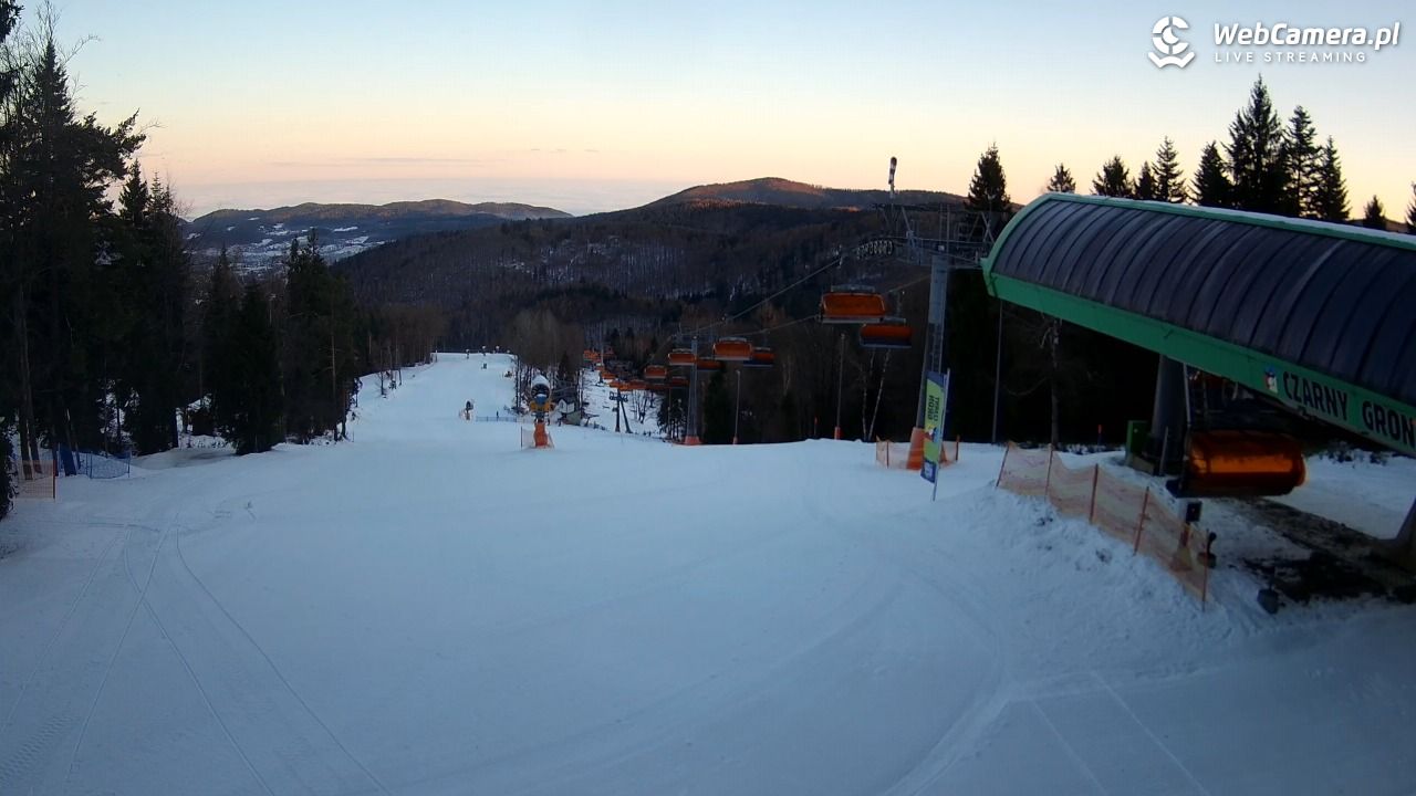 CZARNY GROŃ - Rzyki górna stacja - 17 styczeń 2026, 08:04