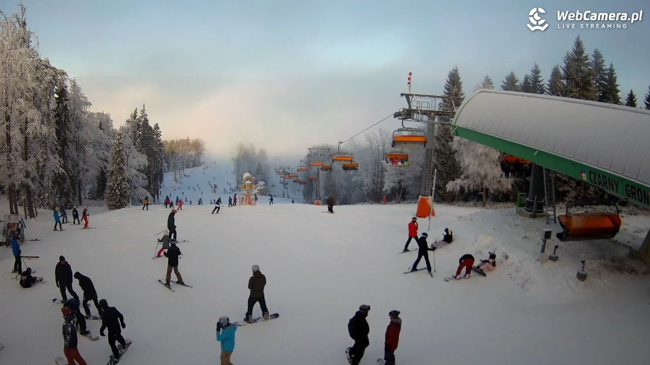 CZARNY GROŃ - Rzyki górna stacja - 27 grudzień 2025, 13:00