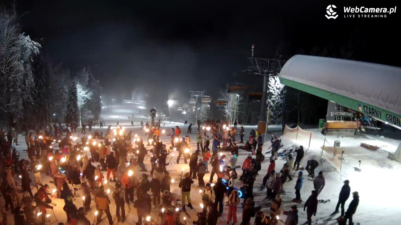 CZARNY GROŃ - Rzyki górna stacja - 31 grudzień 2025, 22:57