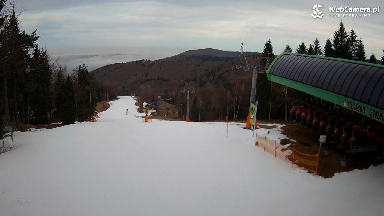 CZARNY GROŃ - Rzyki górna stacja - 16 grudzień 2025, 12:54