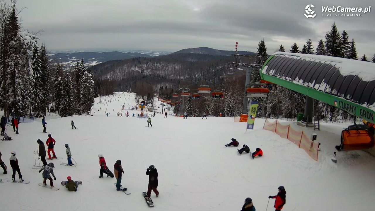 CZARNY GROŃ - Rzyki górna stacja - 21 luty 2026, 12:49