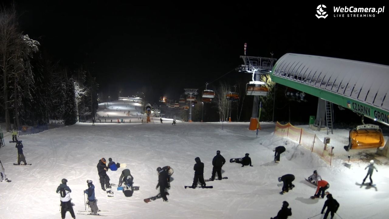 CZARNY GROŃ - Rzyki górna stacja - 06 styczeń 2026, 18:32