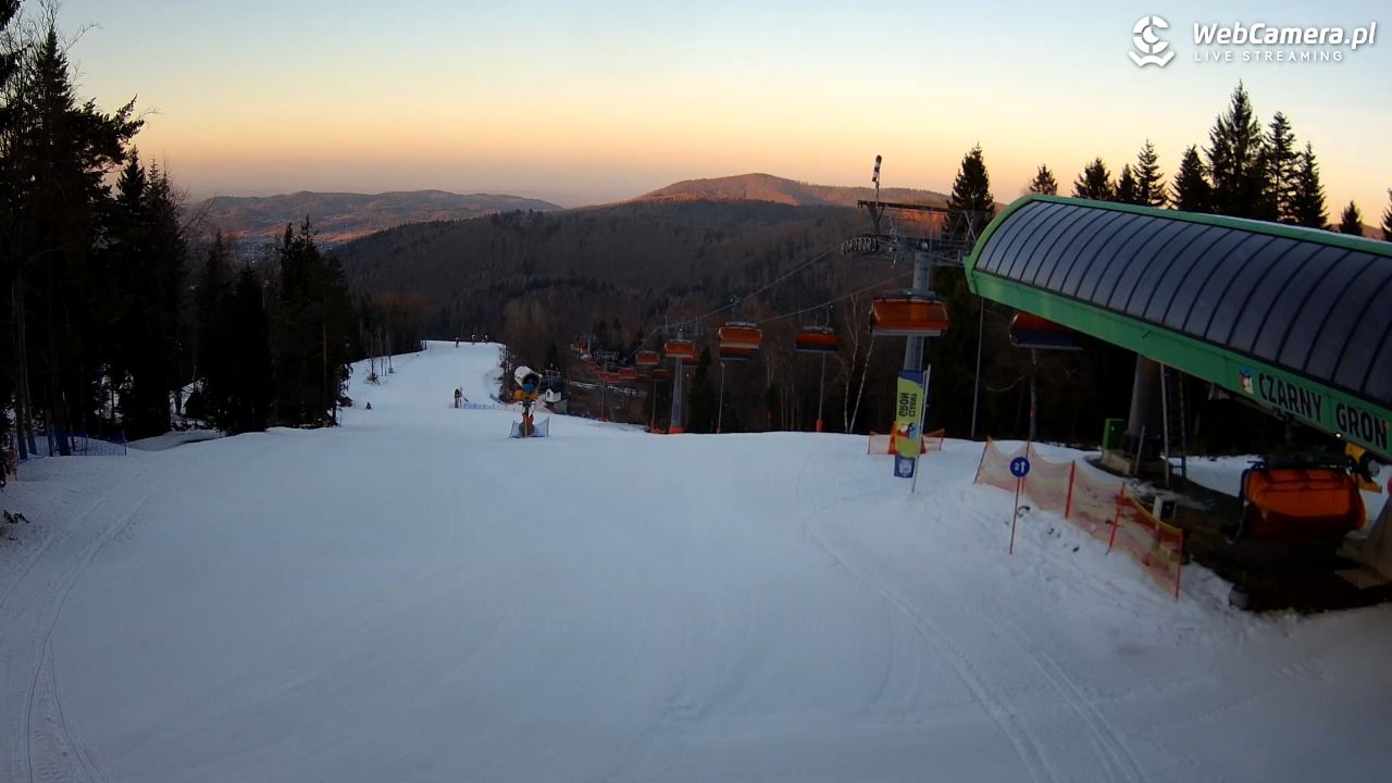 CZARNY GROŃ - Rzyki górna stacja - 28 luty 2026, 17:02