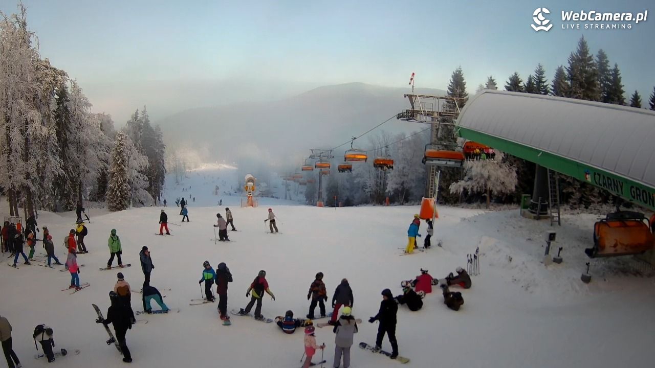 CZARNY GROŃ - Rzyki górna stacja - 27 grudzień 2025, 11:50