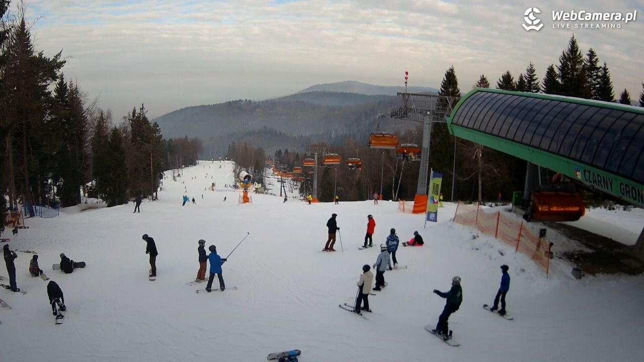 CZARNY GROŃ - Rzyki górna stacja - 23 styczeń 2026, 12:32