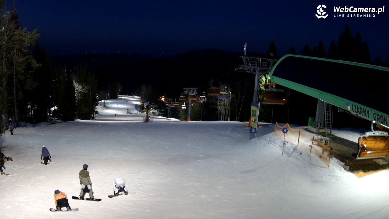 CZARNY GROŃ - Rzyki górna stacja - 28 luty 2026, 18:01