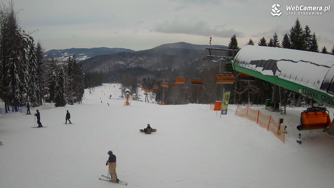 CZARNY GROŃ - Rzyki górna stacja - 14 styczeń 2026, 12:56