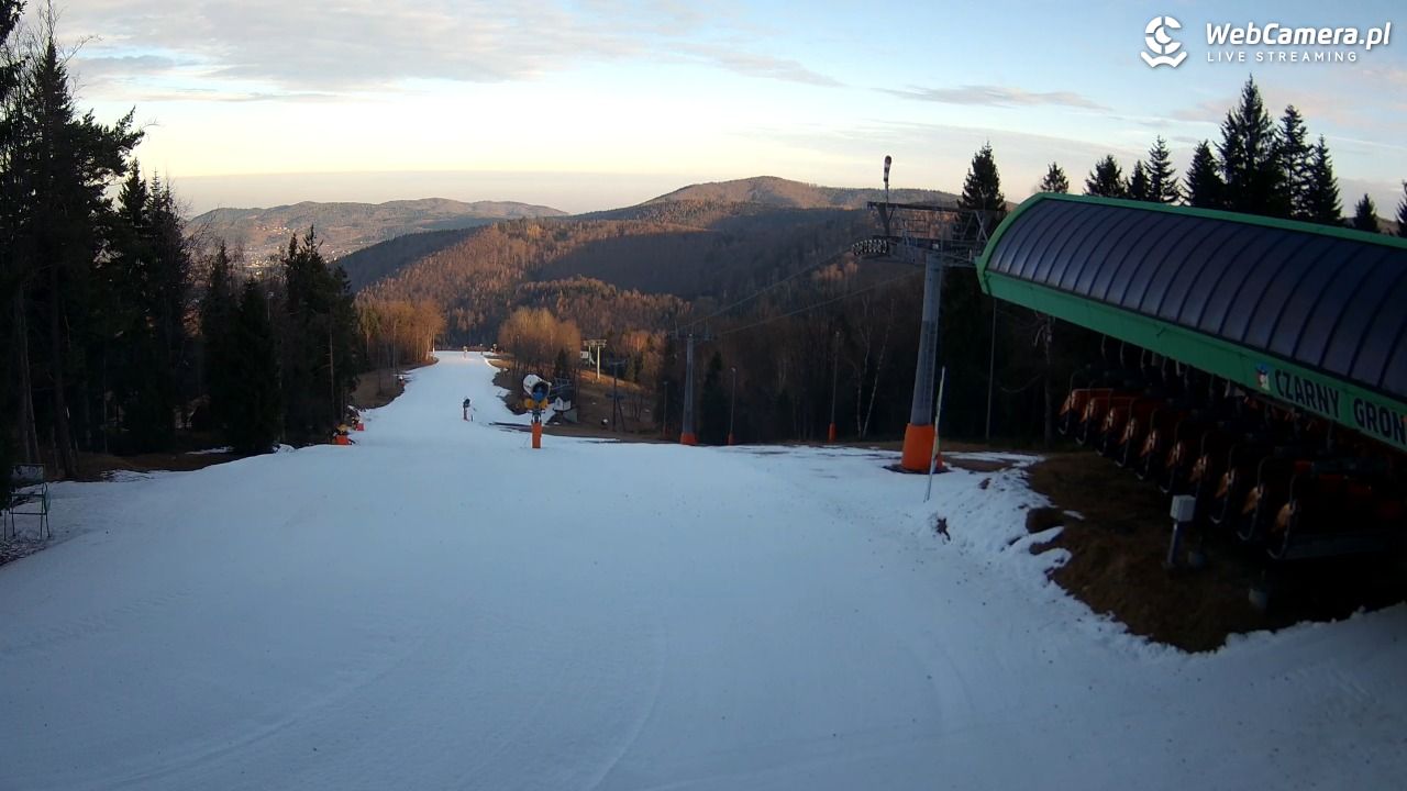 CZARNY GROŃ - Rzyki górna stacja - 18 grudzień 2025, 08:57