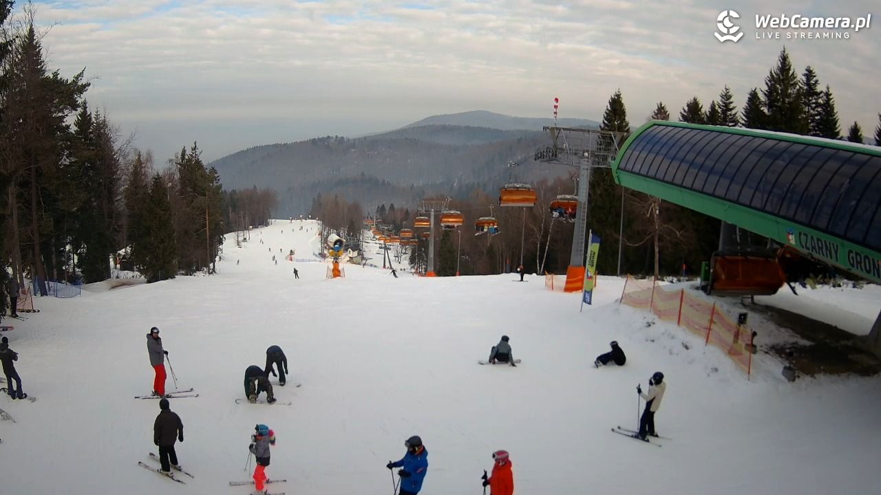 CZARNY GROŃ - Rzyki górna stacja - 23 styczeń 2026, 12:25