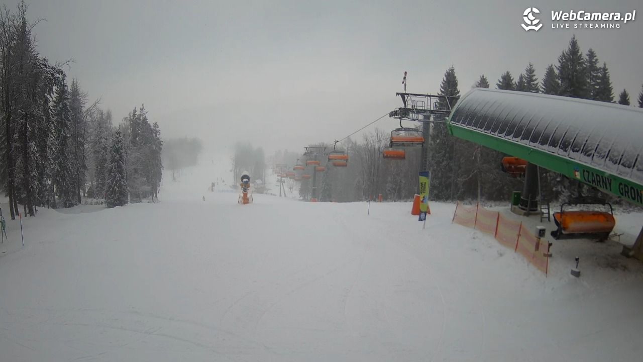 CZARNY GROŃ - Rzyki górna stacja - 01 styczeń 2026, 08:16