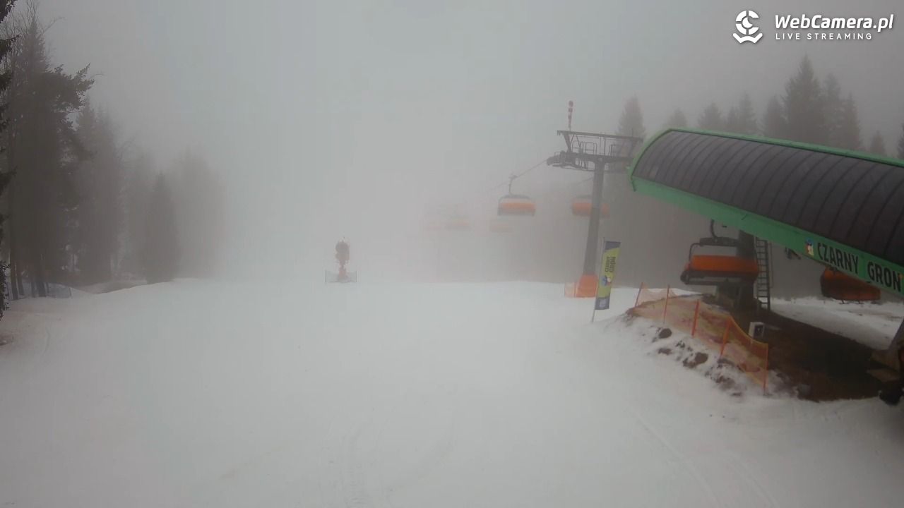 CZARNY GROŃ - Rzyki górna stacja - 07 luty 2026, 07:58