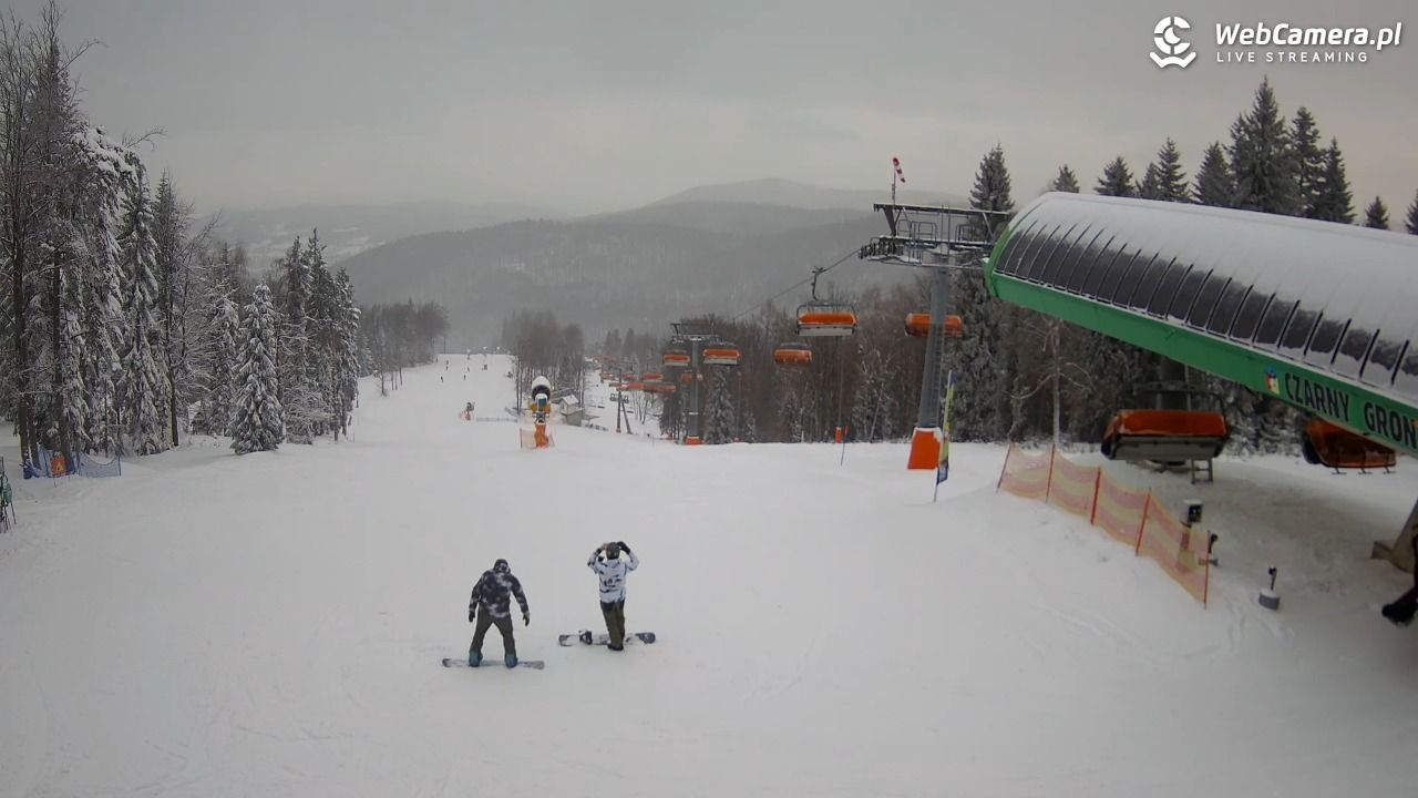 CZARNY GROŃ - Rzyki górna stacja - 12 styczeń 2026, 09:45