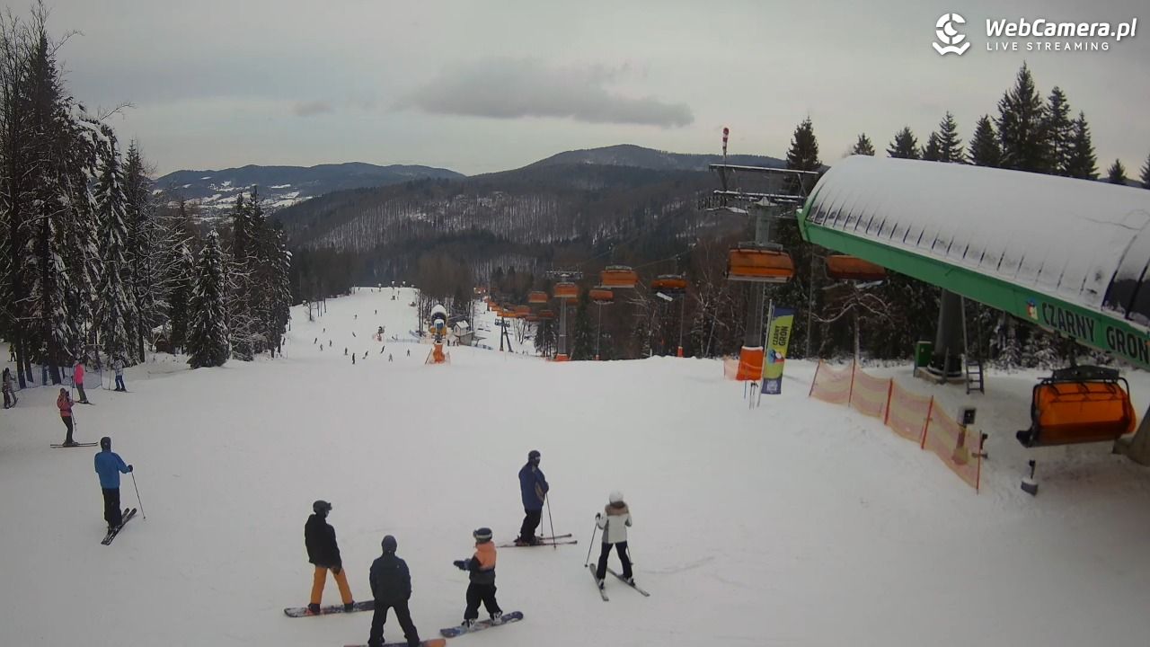 CZARNY GROŃ - Rzyki górna stacja - 14 styczeń 2026, 12:17
