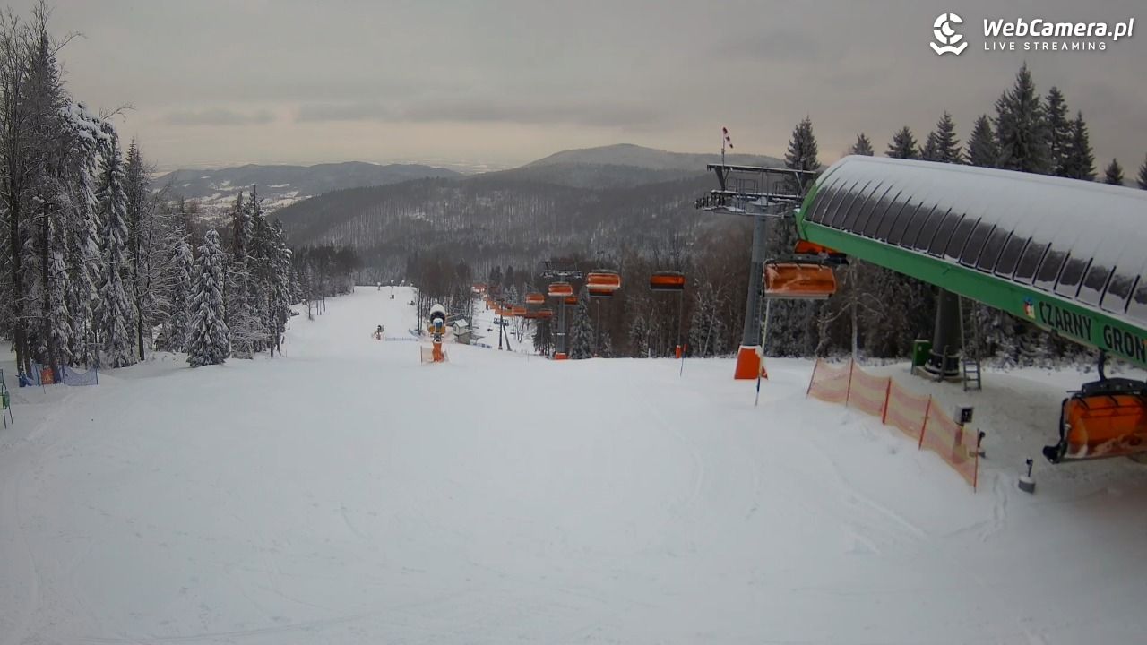 CZARNY GROŃ - Rzyki górna stacja - 12 styczeń 2026, 08:50