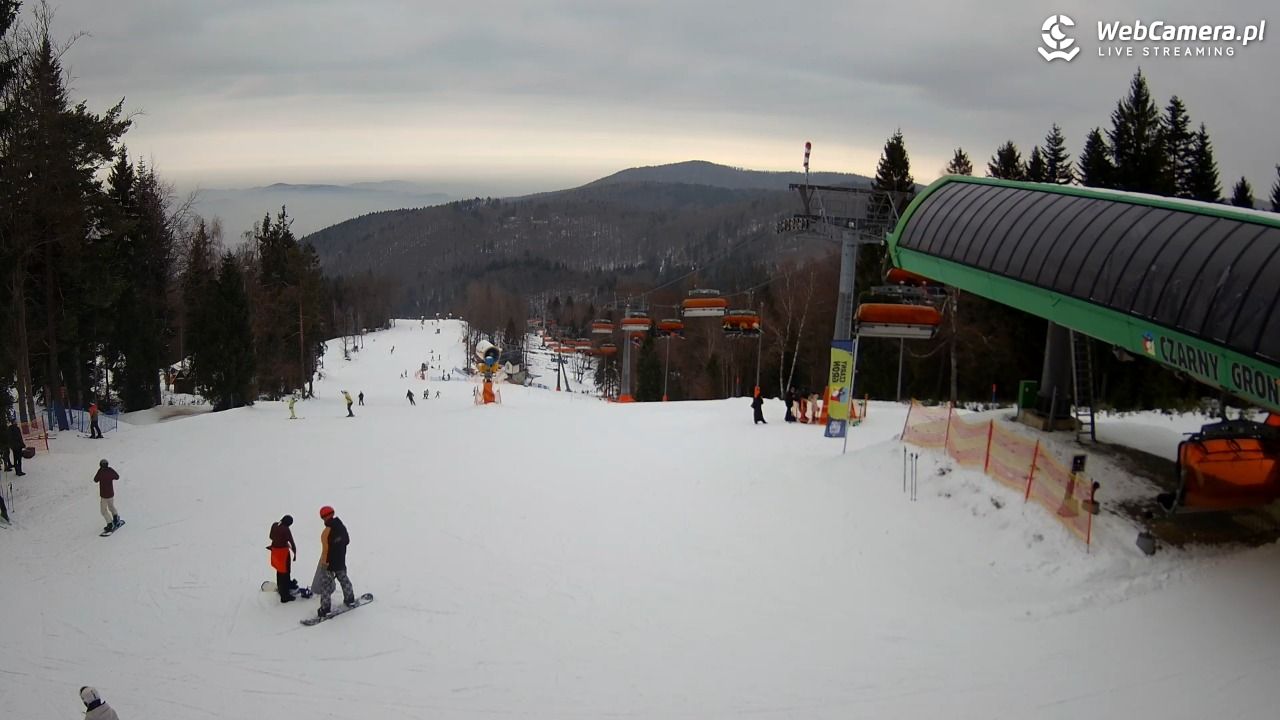 CZARNY GROŃ - Rzyki górna stacja - 24 styczeń 2026, 08:30