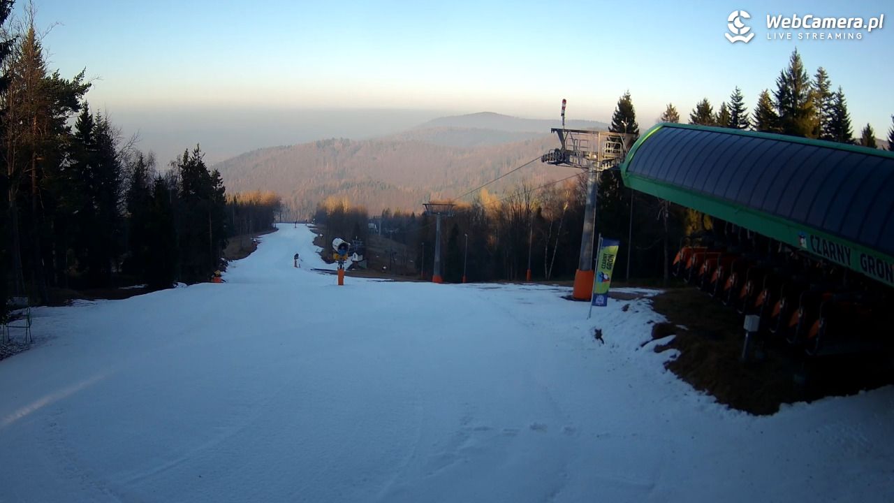 CZARNY GROŃ - Rzyki górna stacja - 19 grudzień 2025, 13:59