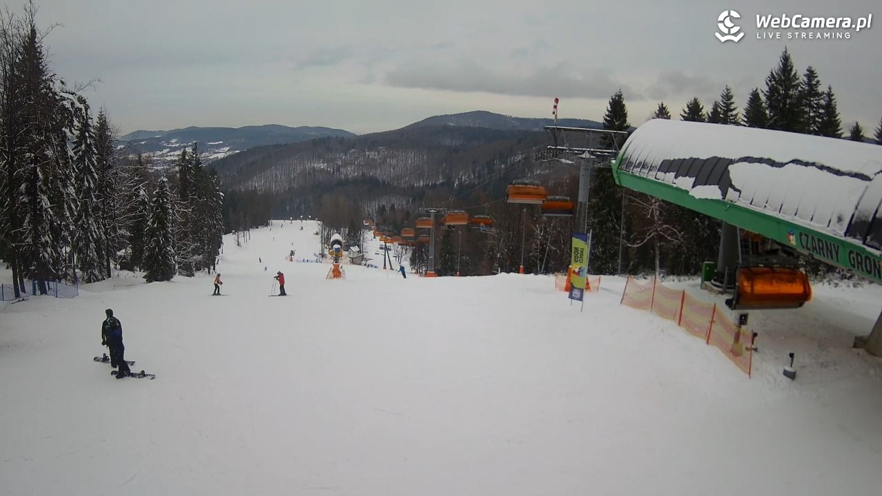 CZARNY GROŃ - Rzyki górna stacja - 14 styczeń 2026, 12:57