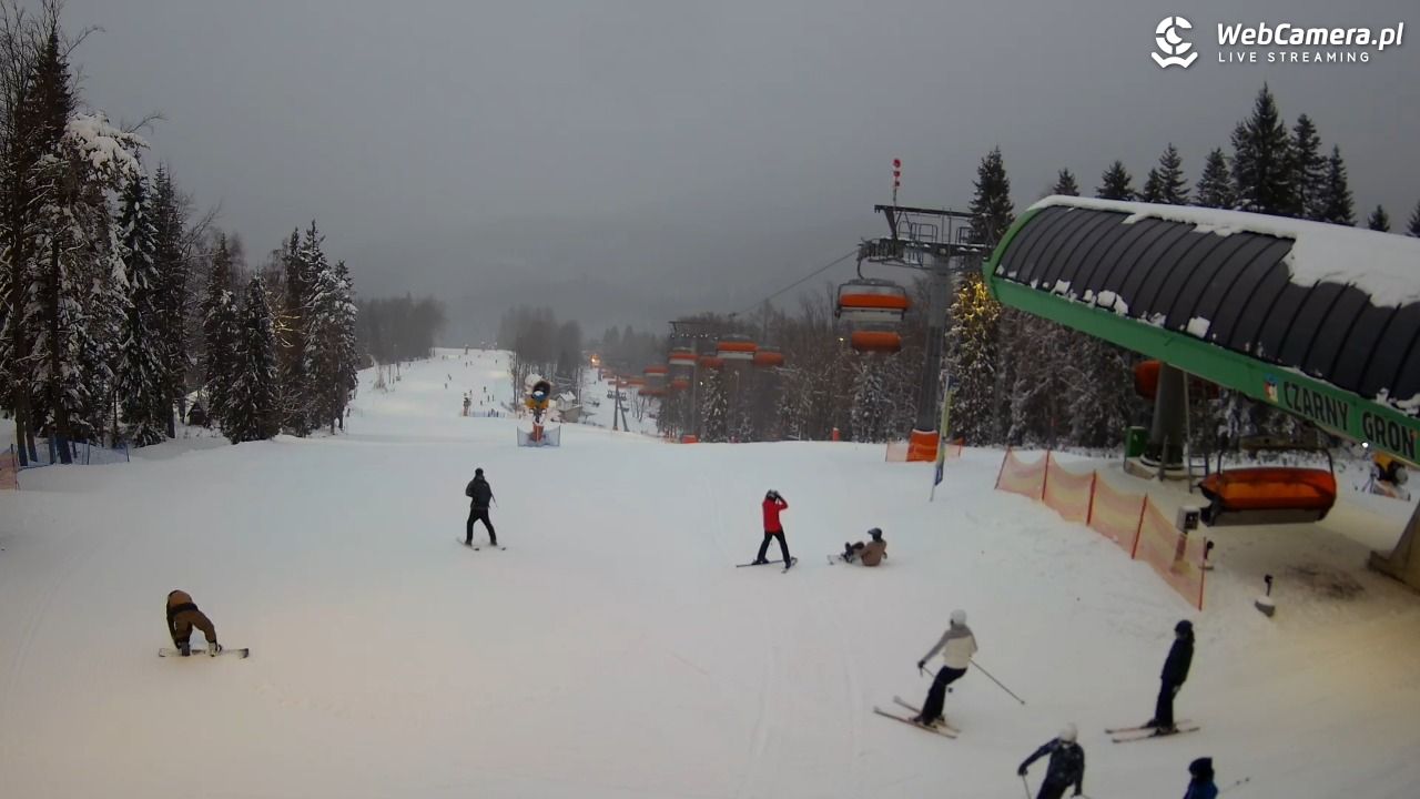 CZARNY GROŃ - Rzyki górna stacja - 21 luty 2026, 17:11