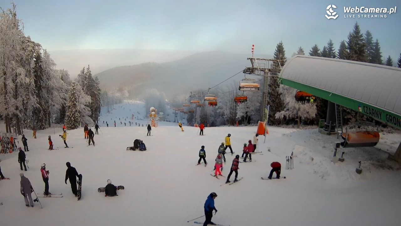 CZARNY GROŃ - Rzyki górna stacja - 27 grudzień 2025, 11:55