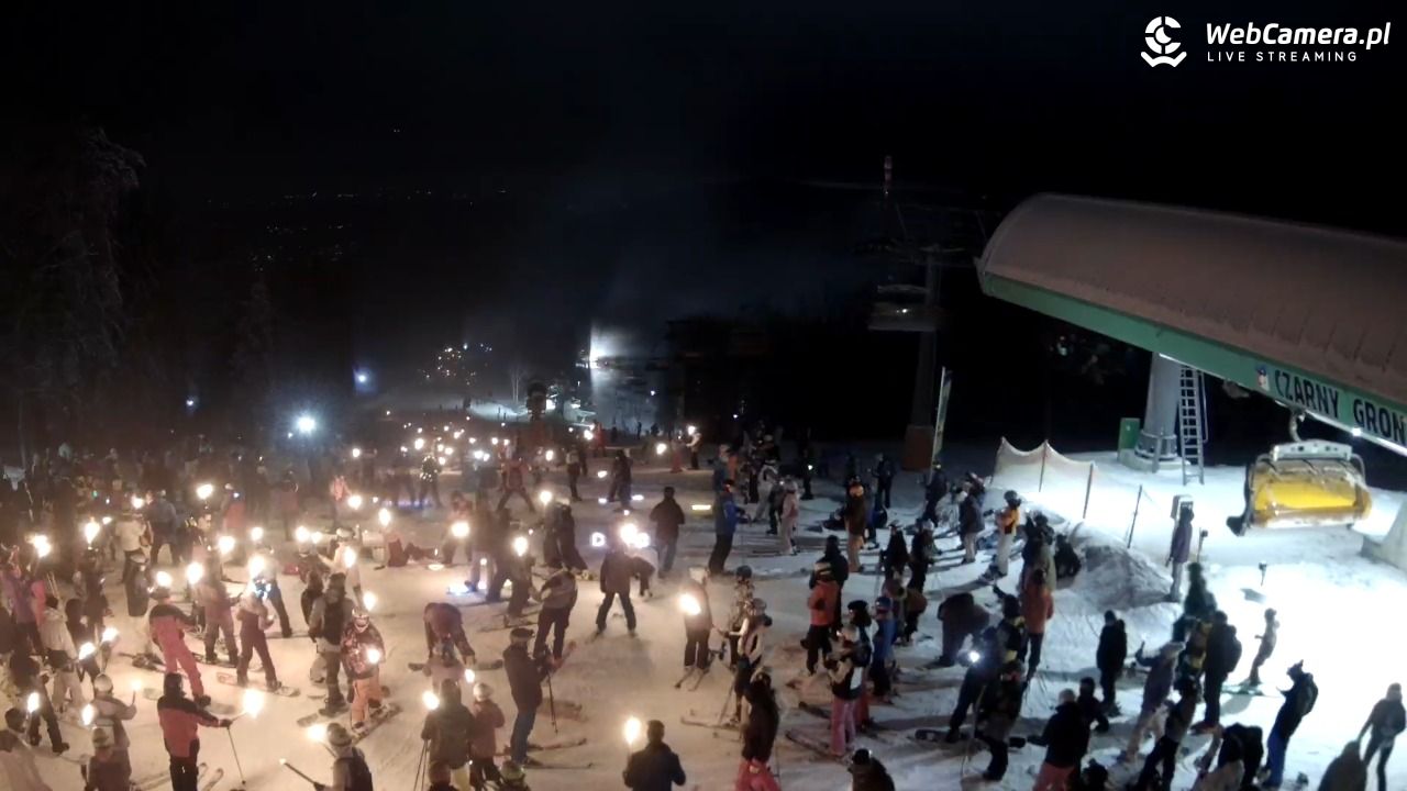CZARNY GROŃ - Rzyki górna stacja - 31 grudzień 2025, 23:00
