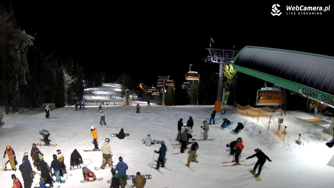 CZARNY GROŃ - Rzyki górna stacja - 27 grudzień 2025, 18:53