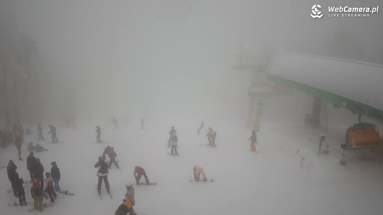 CZARNY GROŃ - Rzyki górna stacja - 27 grudzień 2025, 12:37