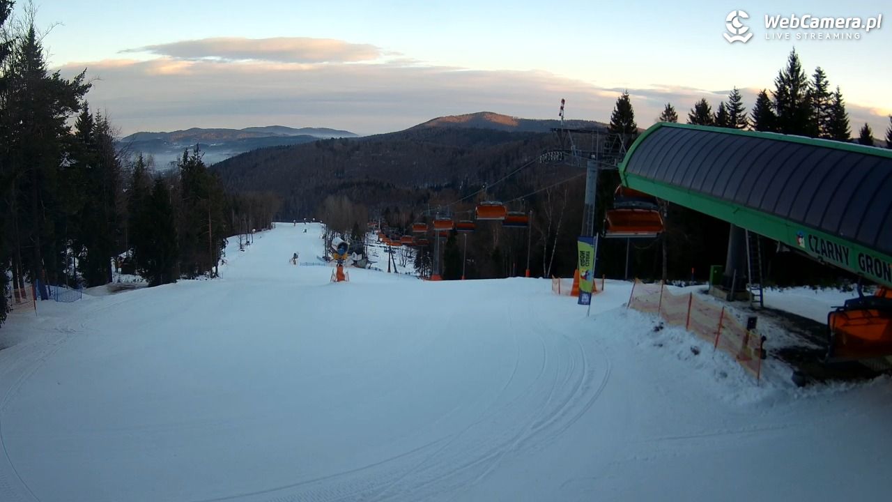 CZARNY GROŃ - Rzyki górna stacja - 25 styczeń 2026, 07:56