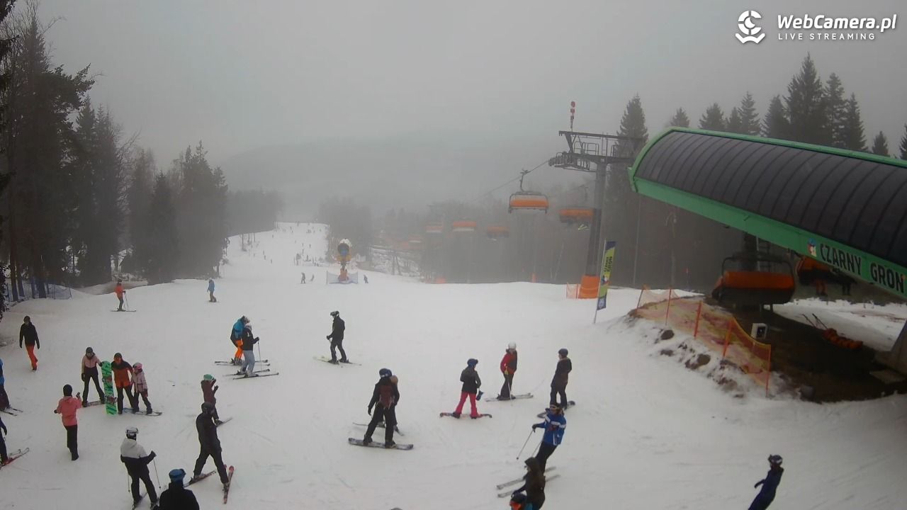 CZARNY GROŃ - Rzyki górna stacja - 07 luty 2026, 09:15