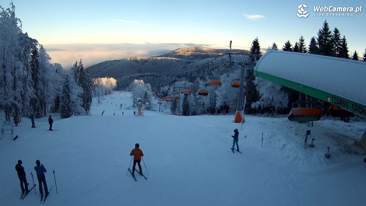 CZARNY GROŃ - Rzyki górna stacja - 27 grudzień 2025, 08:34