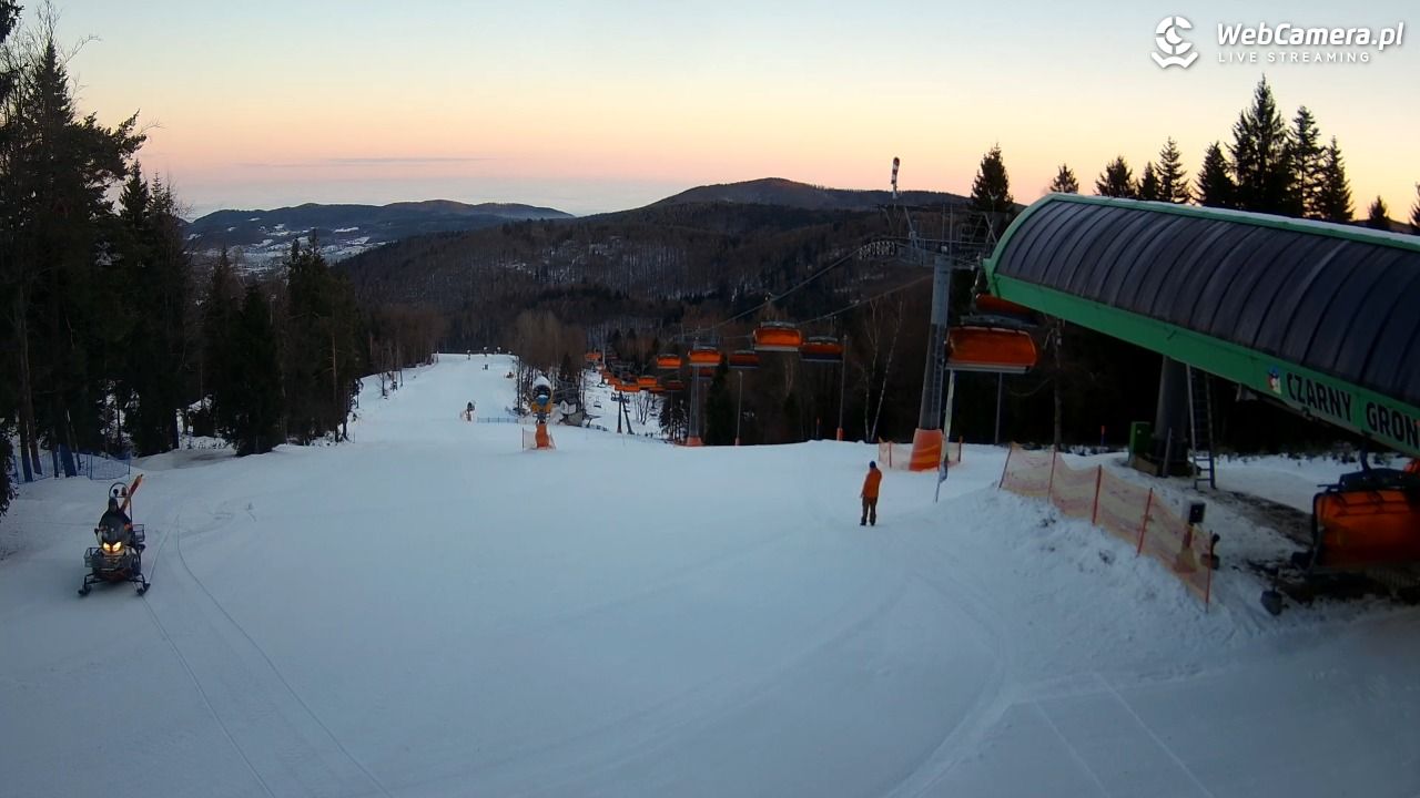 CZARNY GROŃ - Rzyki górna stacja - 17 styczeń 2026, 07:49