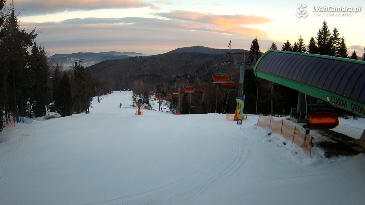 CZARNY GROŃ - Rzyki górna stacja - 25 styczeń 2026, 07:37