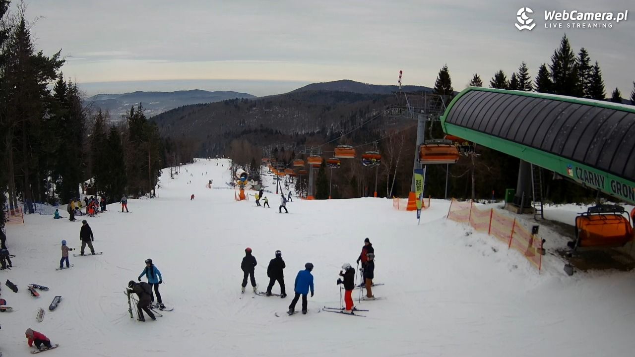 CZARNY GROŃ - Rzyki górna stacja - 22 styczeń 2026, 12:44