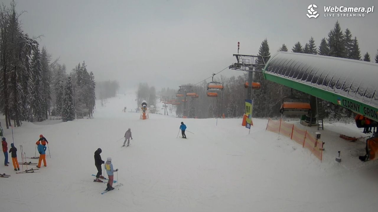 CZARNY GROŃ - Rzyki górna stacja - 01 styczeń 2026, 08:29