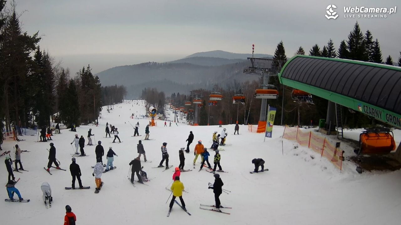 CZARNY GROŃ - Rzyki górna stacja - 24 styczeń 2026, 13:39