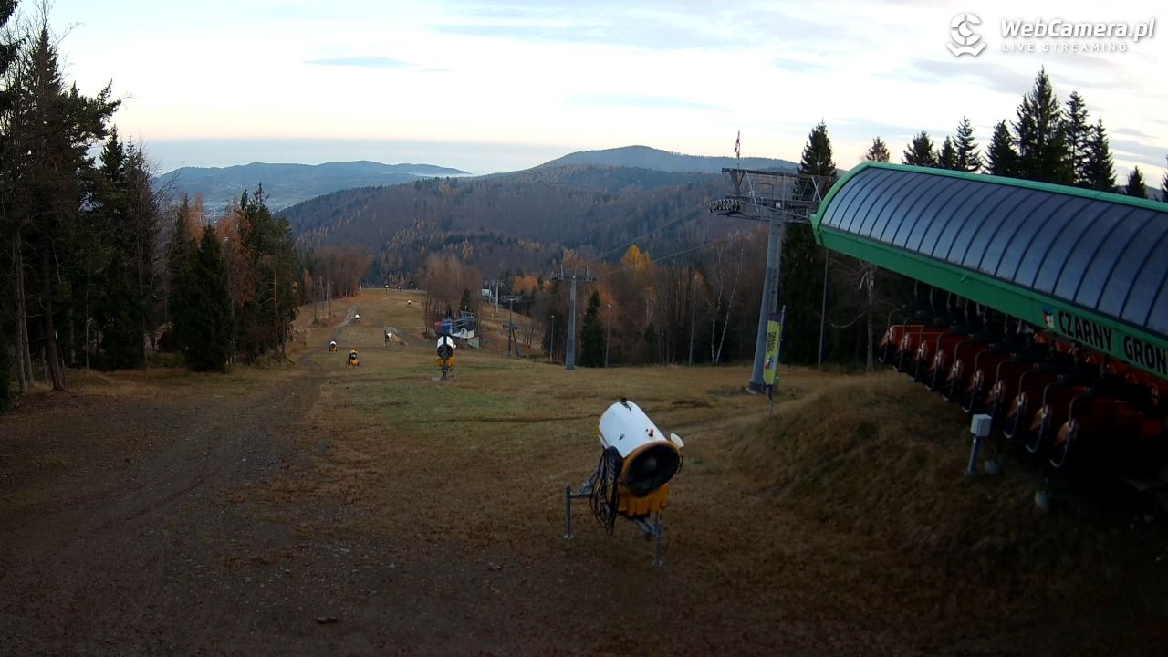 CZARNY GROŃ - Rzyki górna stacja - 08 listopad 2025, 07:25