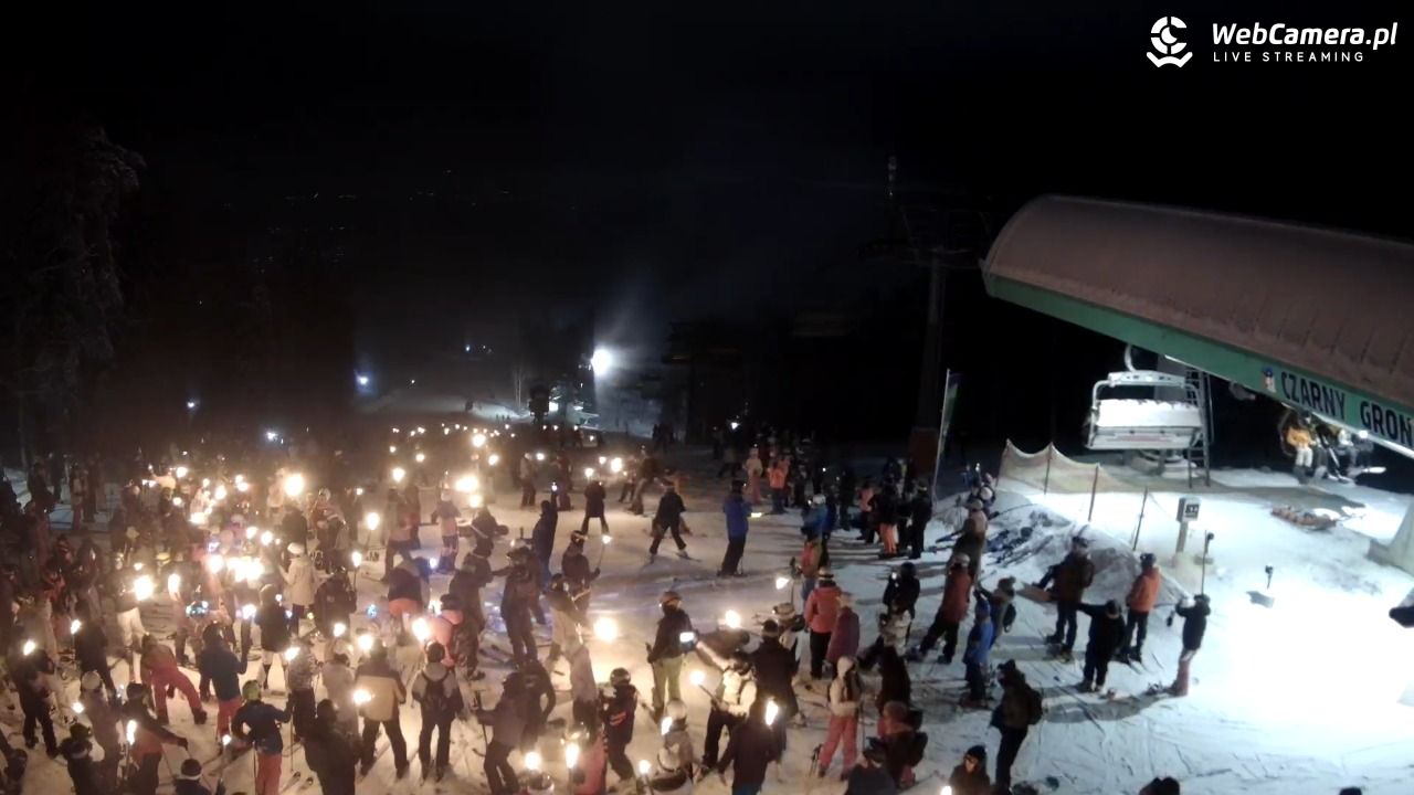 CZARNY GROŃ - Rzyki górna stacja - 31 grudzień 2025, 22:59