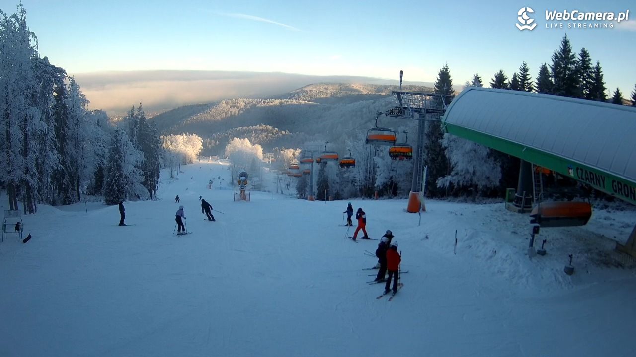 CZARNY GROŃ - Rzyki górna stacja - 27 grudzień 2025, 08:51
