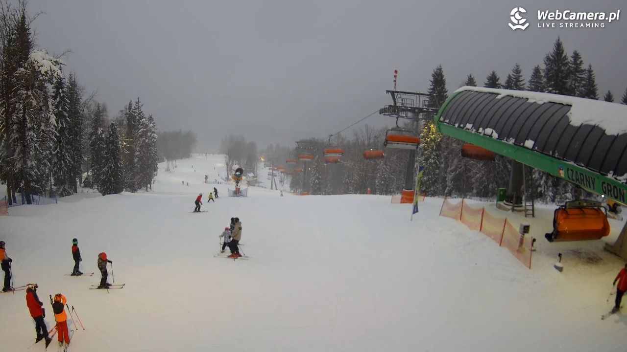 CZARNY GROŃ - Rzyki górna stacja - 21 luty 2026, 17:15
