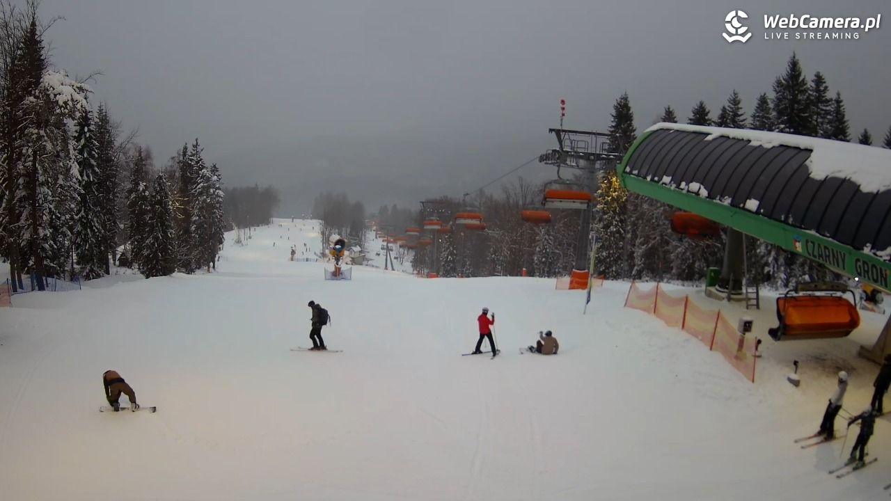 CZARNY GROŃ - Rzyki górna stacja - 21 luty 2026, 17:11