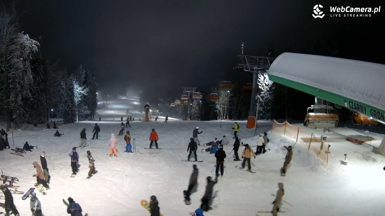 CZARNY GROŃ - Rzyki górna stacja - 01 styczeń 2026, 01:02
