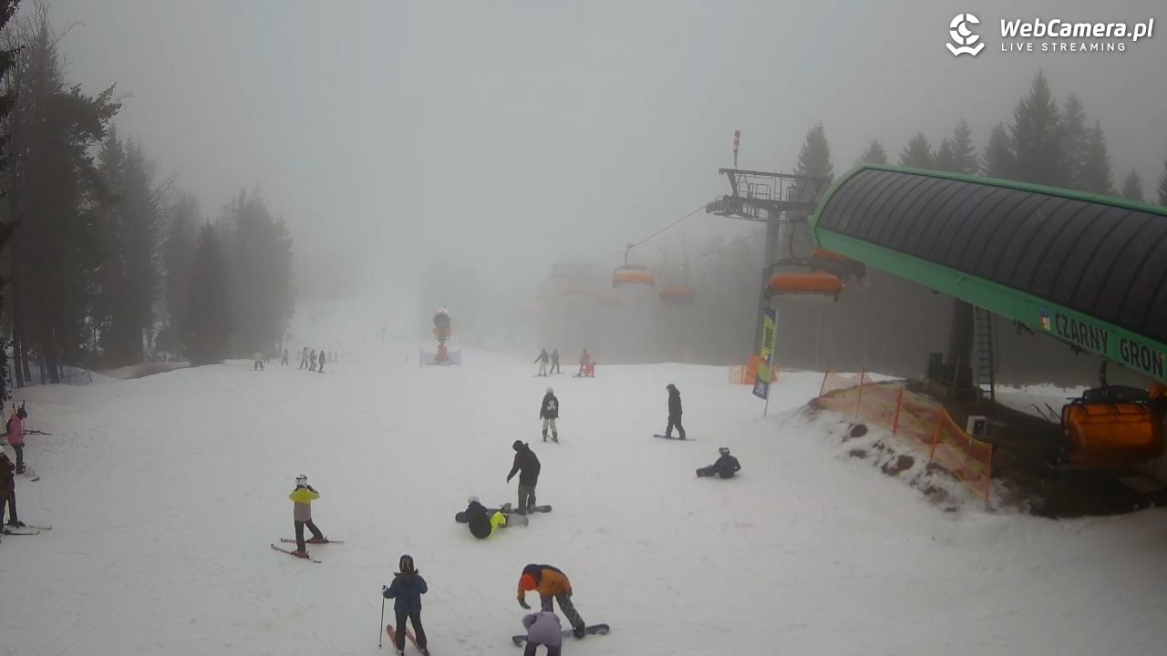CZARNY GROŃ - Rzyki górna stacja - 07 luty 2026, 10:59