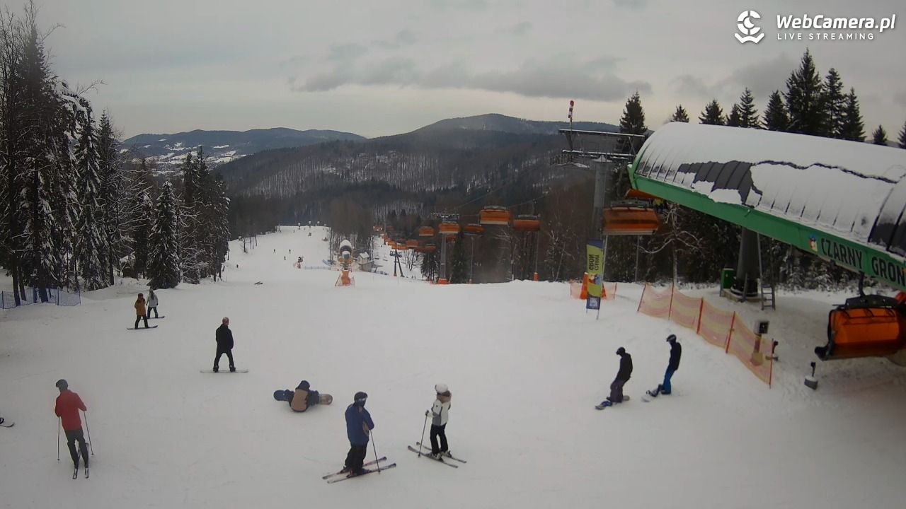 CZARNY GROŃ - Rzyki górna stacja - 14 styczeń 2026, 12:40