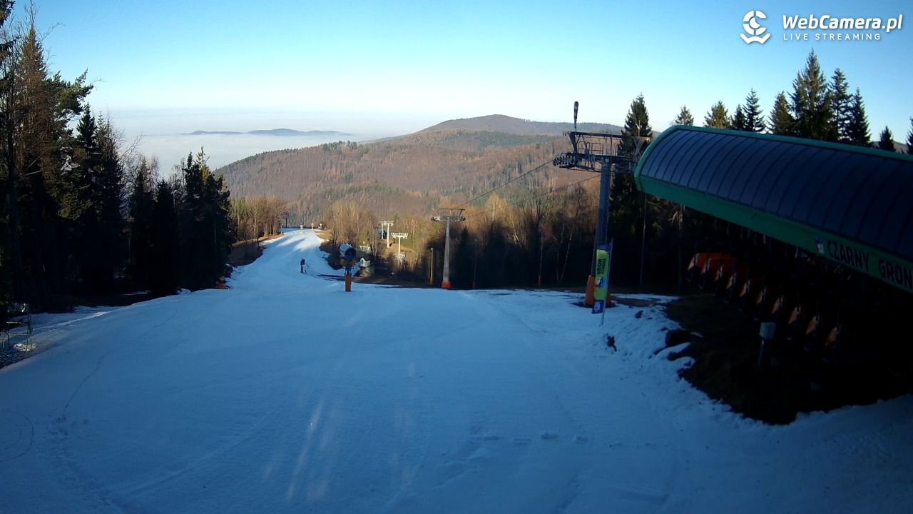 CZARNY GROŃ - Rzyki górna stacja - 20 grudzień 2025, 13:14