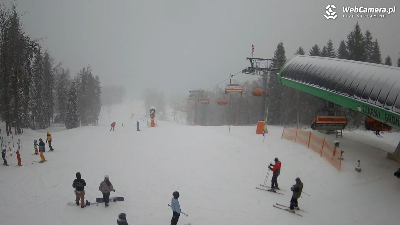 CZARNY GROŃ - Rzyki górna stacja - 31 grudzień 2025, 08:46