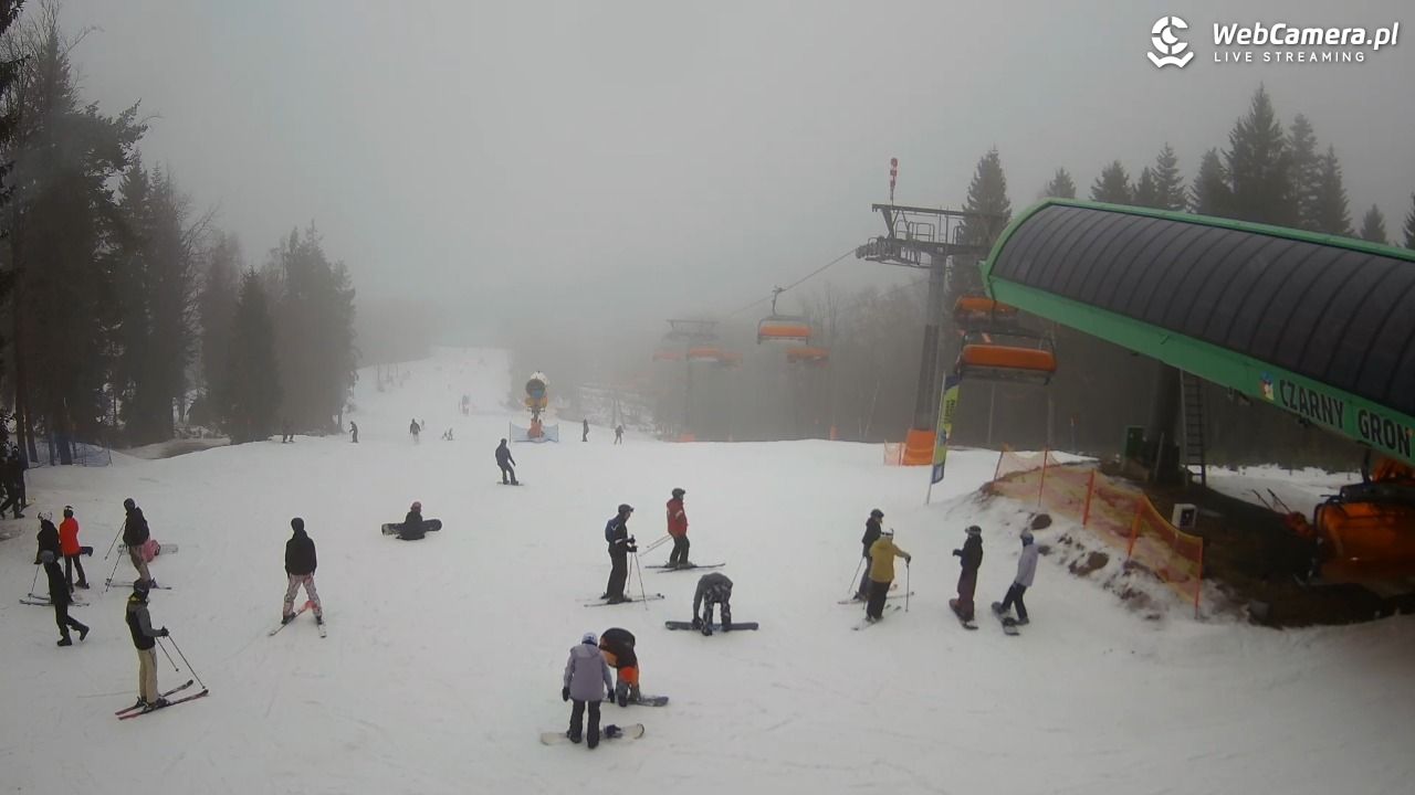 CZARNY GROŃ - Rzyki górna stacja - 07 luty 2026, 10:07