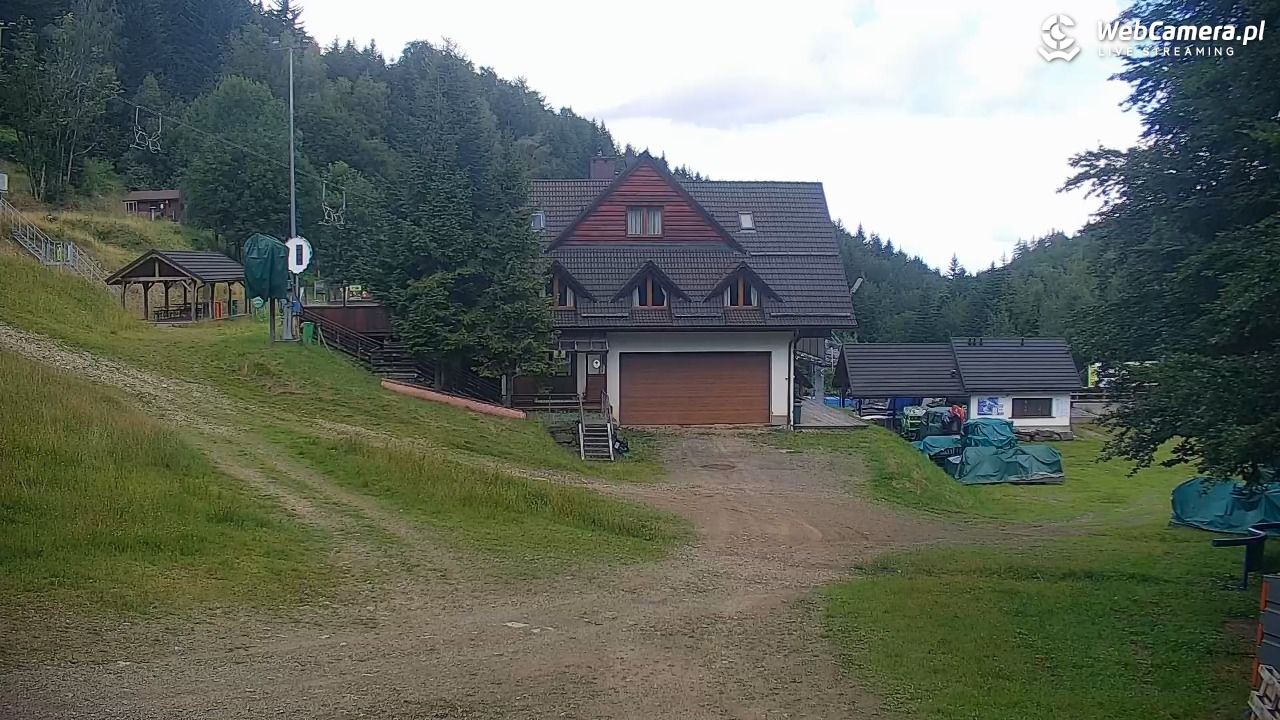 Rzyki - widok na dolny stok i orczyk w Czarnym Groniu - 20 lipiec 2026, 11:27