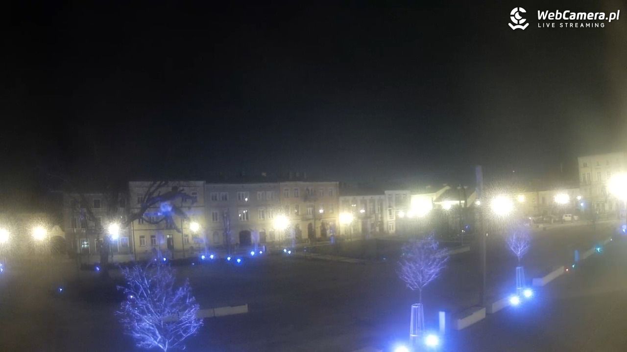 CZĘSTOCHOWA - widok na Stary Rynek - 20 luty 2026, 02:11
