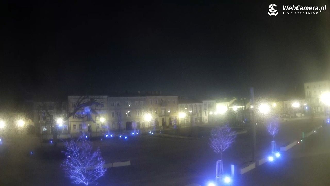 CZĘSTOCHOWA - widok na Stary Rynek - 20 luty 2026, 01:42